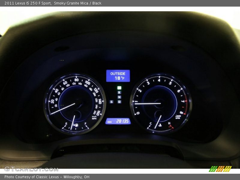  2011 IS 250 F Sport 250 F Sport Gauges