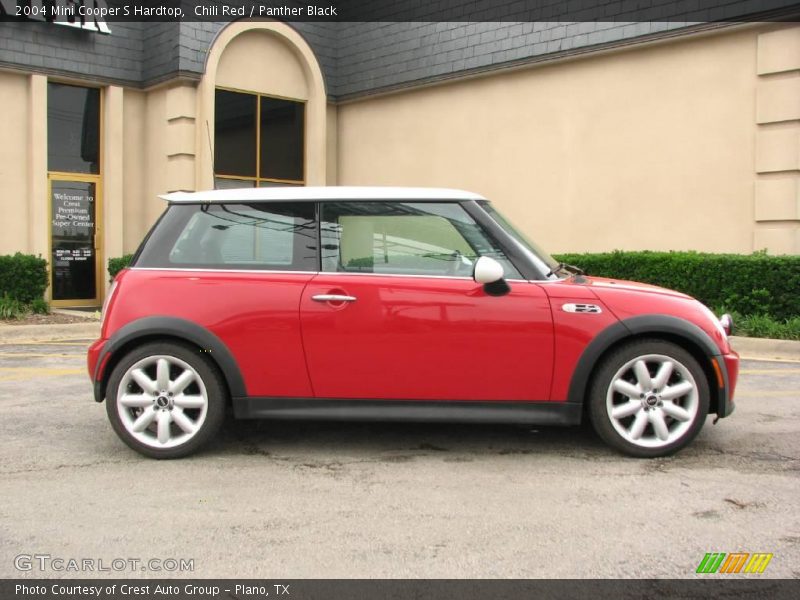 Chili Red / Panther Black 2004 Mini Cooper S Hardtop