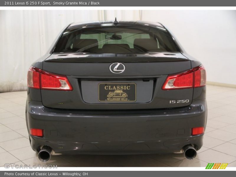 Smoky Granite Mica / Black 2011 Lexus IS 250 F Sport