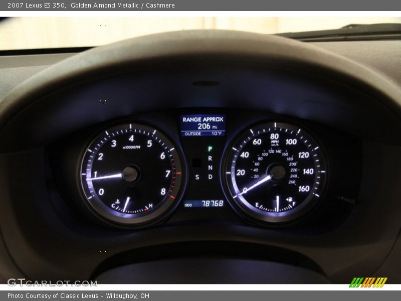 Golden Almond Metallic / Cashmere 2007 Lexus ES 350