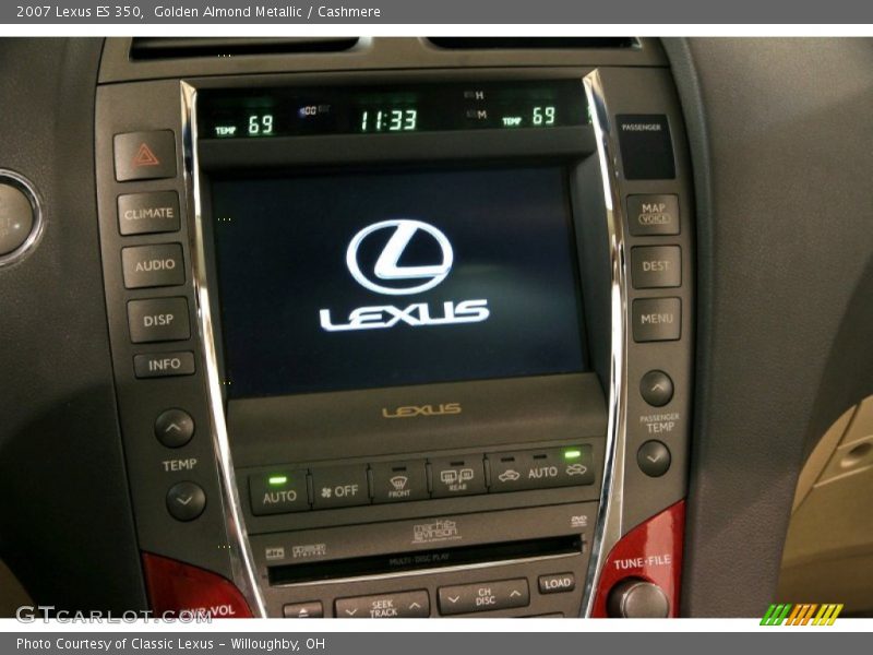 Golden Almond Metallic / Cashmere 2007 Lexus ES 350