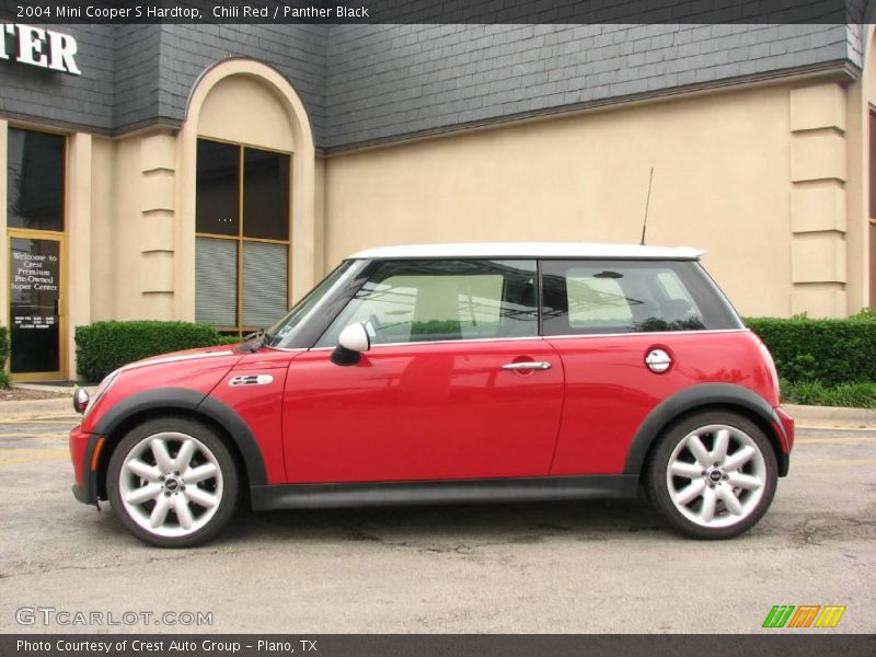 Chili Red / Panther Black 2004 Mini Cooper S Hardtop
