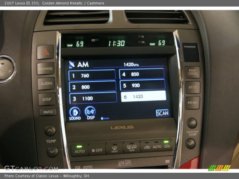 Golden Almond Metallic / Cashmere 2007 Lexus ES 350