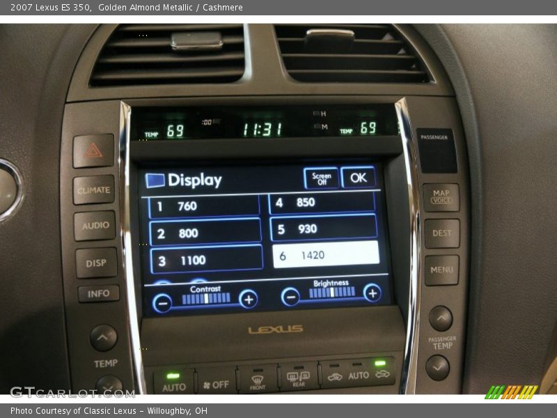 Golden Almond Metallic / Cashmere 2007 Lexus ES 350