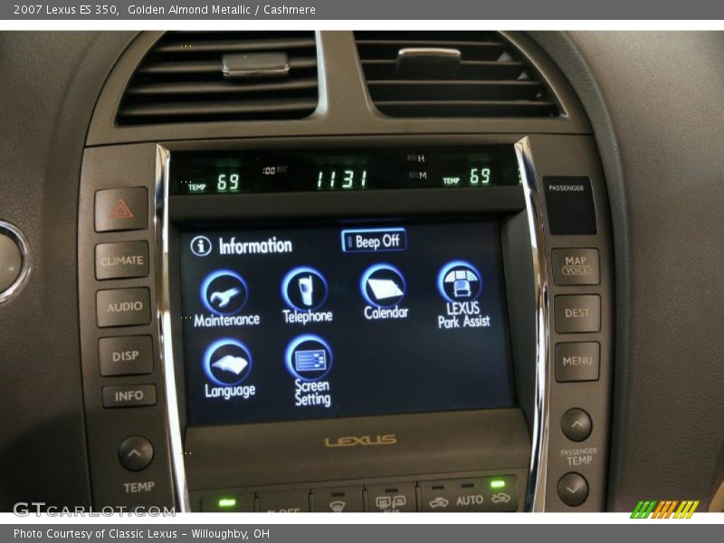 Golden Almond Metallic / Cashmere 2007 Lexus ES 350