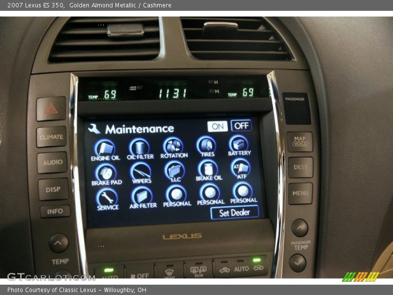 Golden Almond Metallic / Cashmere 2007 Lexus ES 350