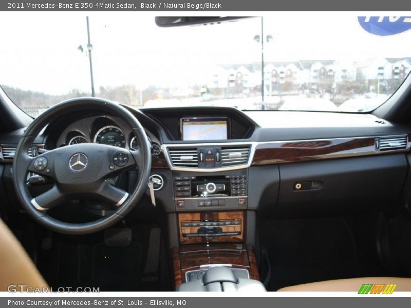 Black / Natural Beige/Black 2011 Mercedes-Benz E 350 4Matic Sedan