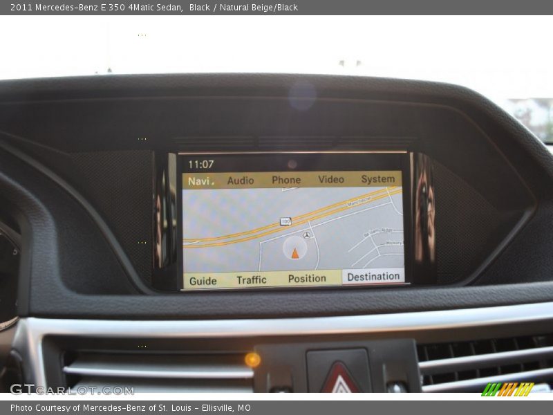Black / Natural Beige/Black 2011 Mercedes-Benz E 350 4Matic Sedan