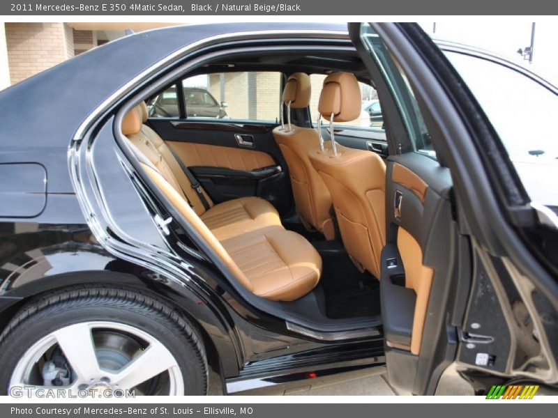 Black / Natural Beige/Black 2011 Mercedes-Benz E 350 4Matic Sedan