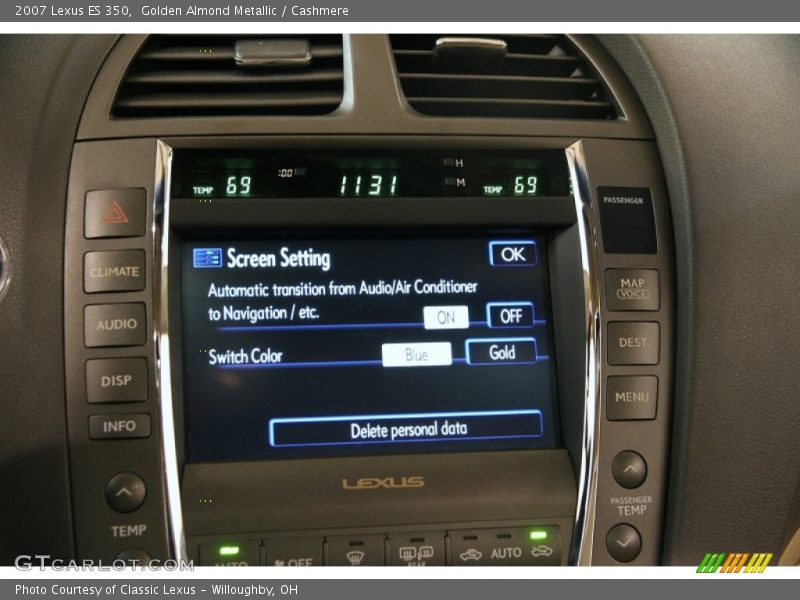 Golden Almond Metallic / Cashmere 2007 Lexus ES 350