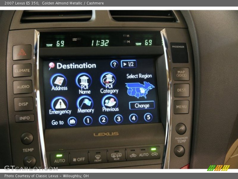 Golden Almond Metallic / Cashmere 2007 Lexus ES 350