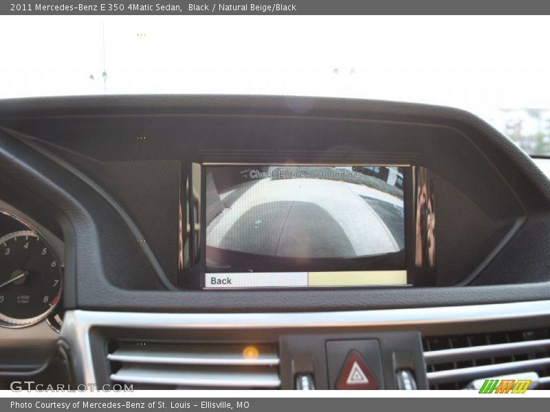 Black / Natural Beige/Black 2011 Mercedes-Benz E 350 4Matic Sedan