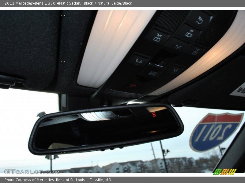 Black / Natural Beige/Black 2011 Mercedes-Benz E 350 4Matic Sedan