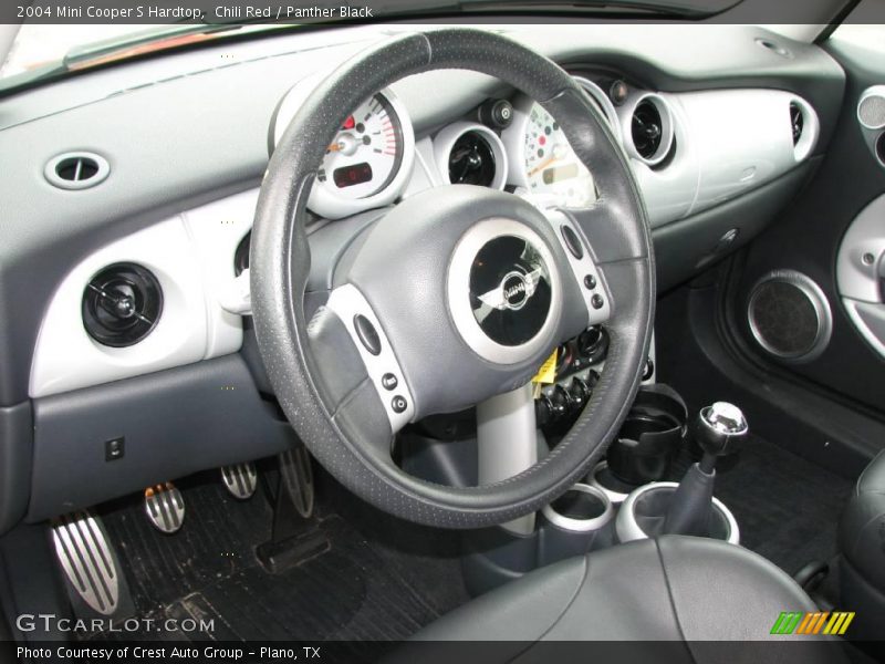 Chili Red / Panther Black 2004 Mini Cooper S Hardtop