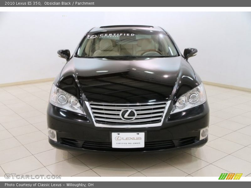 Obsidian Black / Parchment 2010 Lexus ES 350