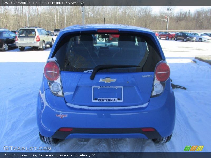 Denim (Blue) / Silver/Blue 2013 Chevrolet Spark LT