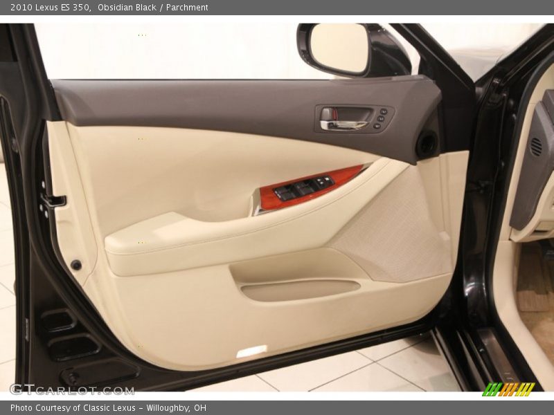 Obsidian Black / Parchment 2010 Lexus ES 350