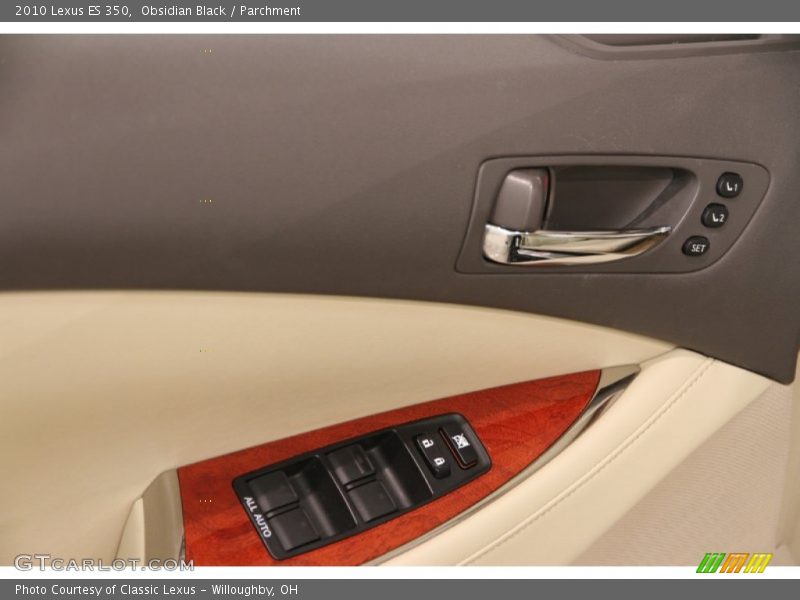 Obsidian Black / Parchment 2010 Lexus ES 350