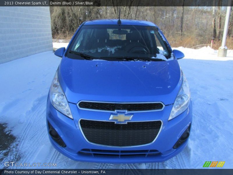 Denim (Blue) / Silver/Blue 2013 Chevrolet Spark LT