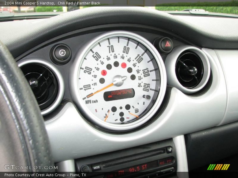 Chili Red / Panther Black 2004 Mini Cooper S Hardtop