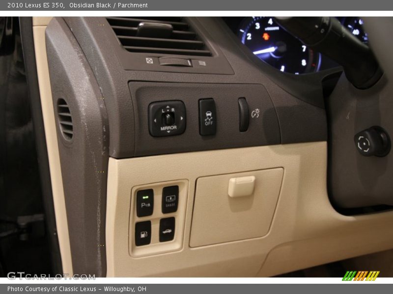 Obsidian Black / Parchment 2010 Lexus ES 350
