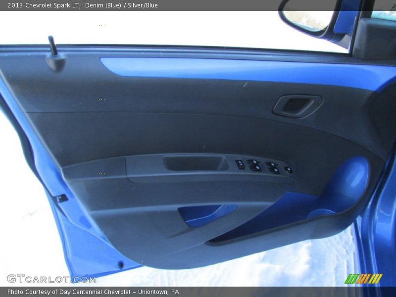 Denim (Blue) / Silver/Blue 2013 Chevrolet Spark LT