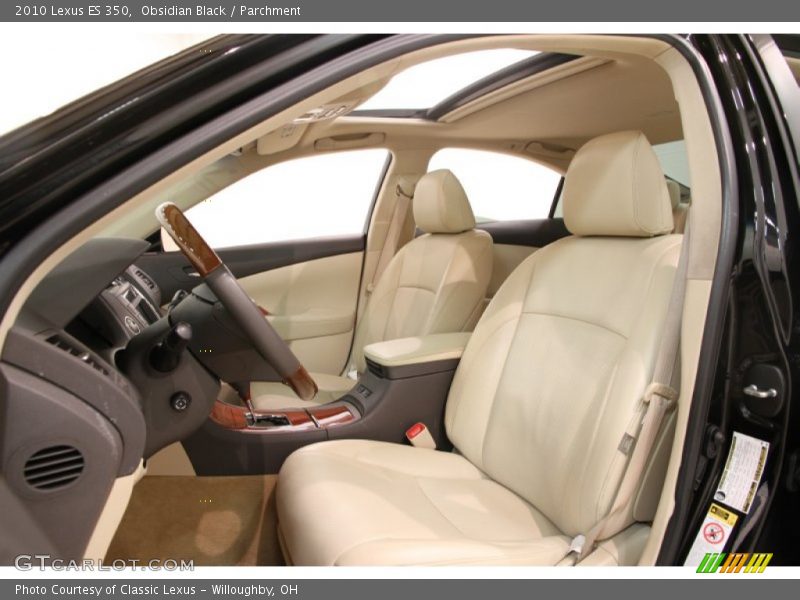 Obsidian Black / Parchment 2010 Lexus ES 350