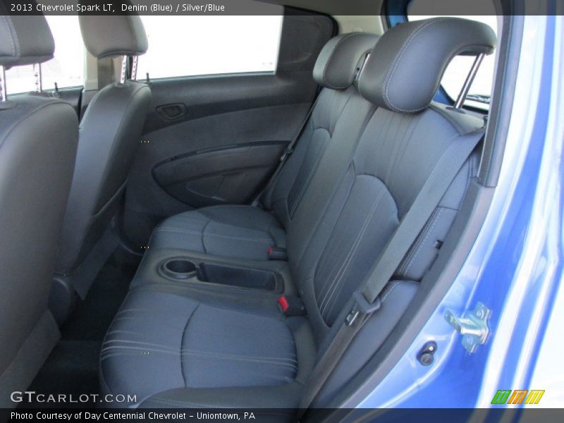 Denim (Blue) / Silver/Blue 2013 Chevrolet Spark LT