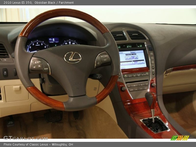 Obsidian Black / Parchment 2010 Lexus ES 350
