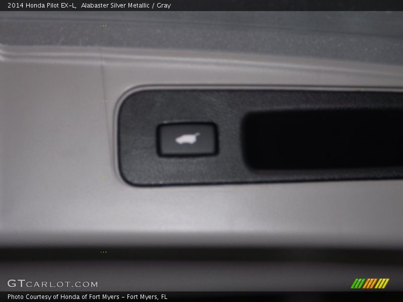 Alabaster Silver Metallic / Gray 2014 Honda Pilot EX-L