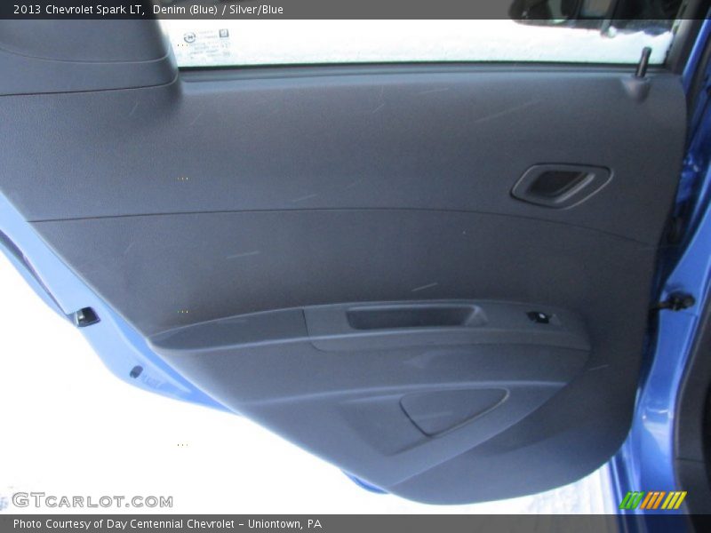 Denim (Blue) / Silver/Blue 2013 Chevrolet Spark LT