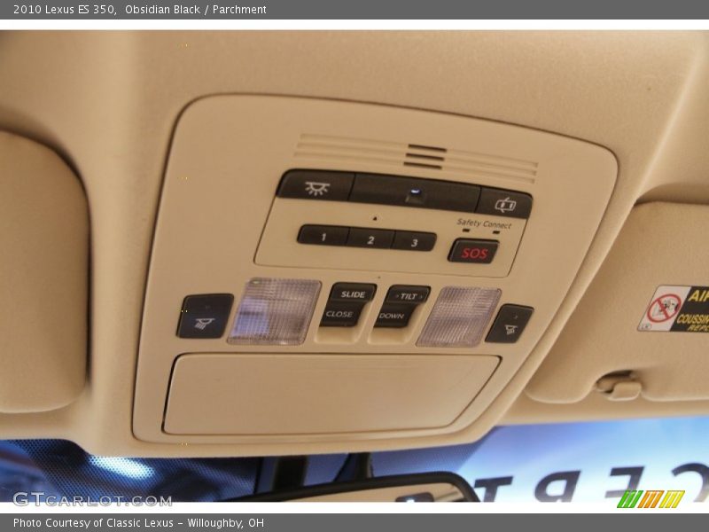 Obsidian Black / Parchment 2010 Lexus ES 350