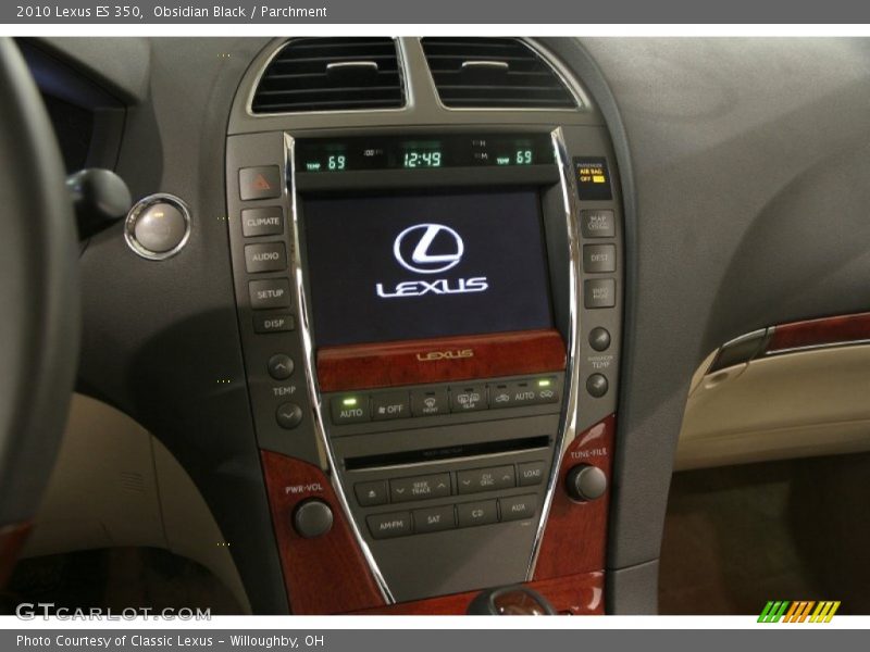 Obsidian Black / Parchment 2010 Lexus ES 350