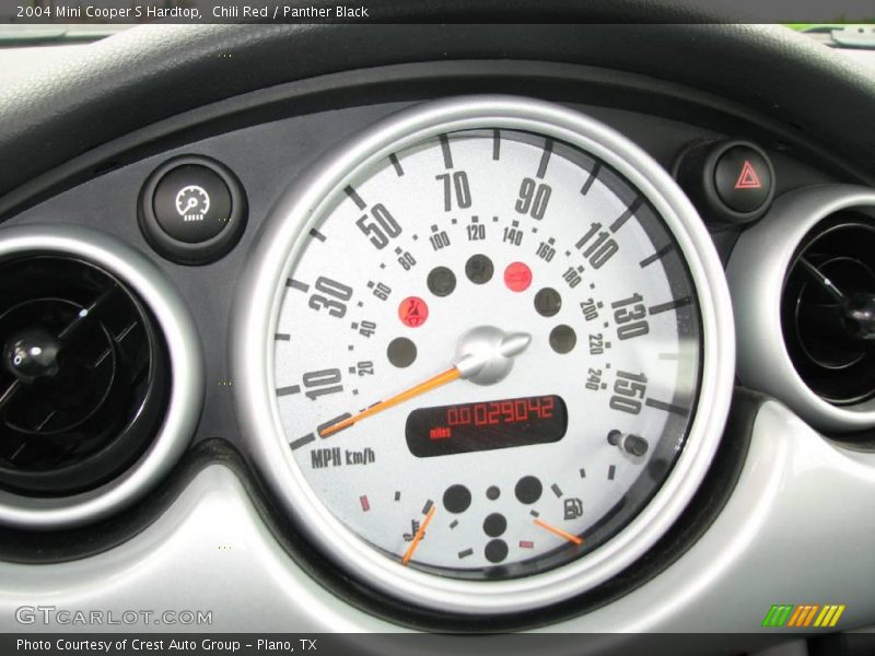 Chili Red / Panther Black 2004 Mini Cooper S Hardtop