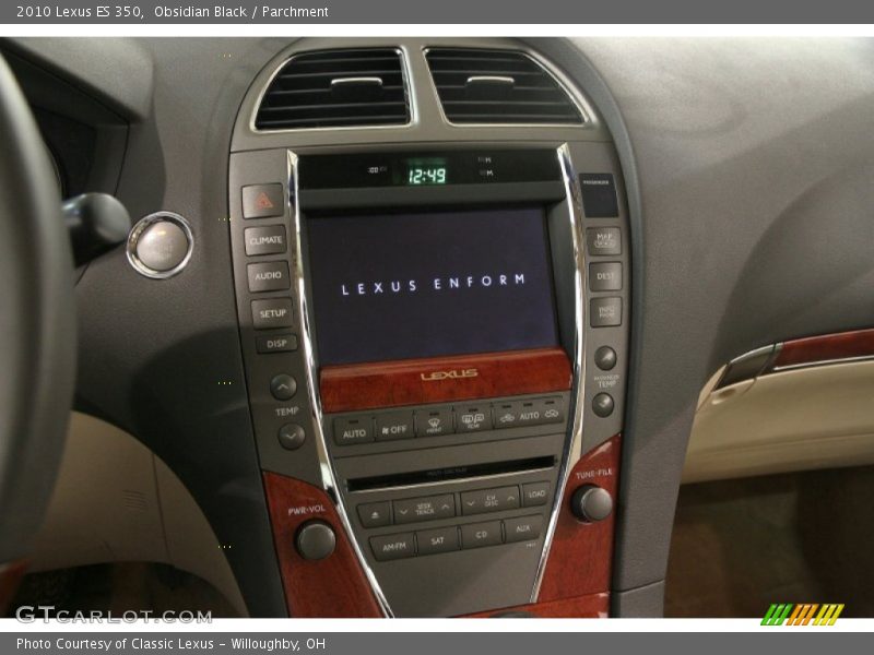 Obsidian Black / Parchment 2010 Lexus ES 350
