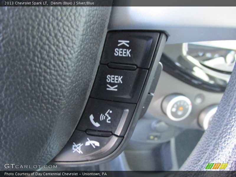 Denim (Blue) / Silver/Blue 2013 Chevrolet Spark LT