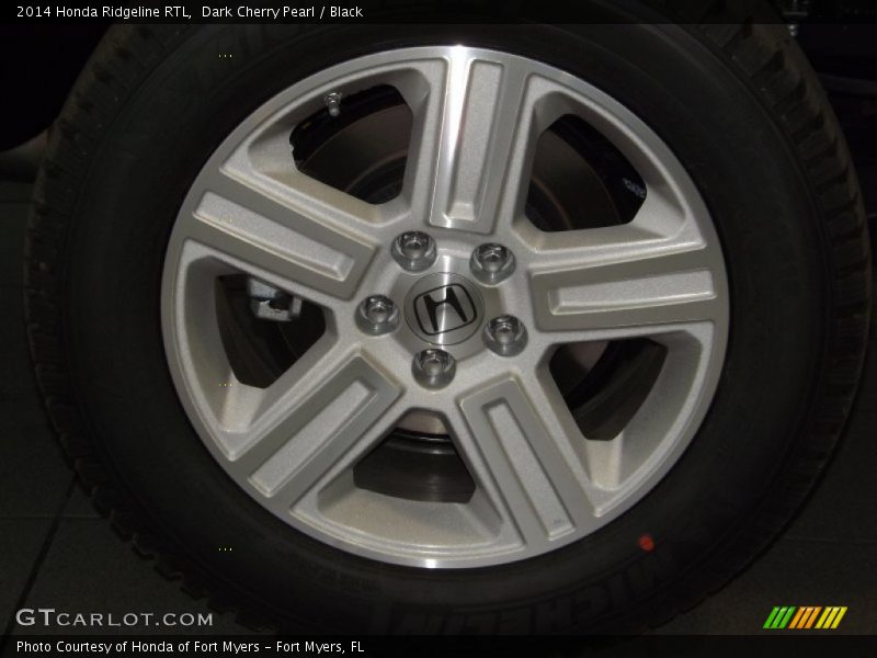 Dark Cherry Pearl / Black 2014 Honda Ridgeline RTL
