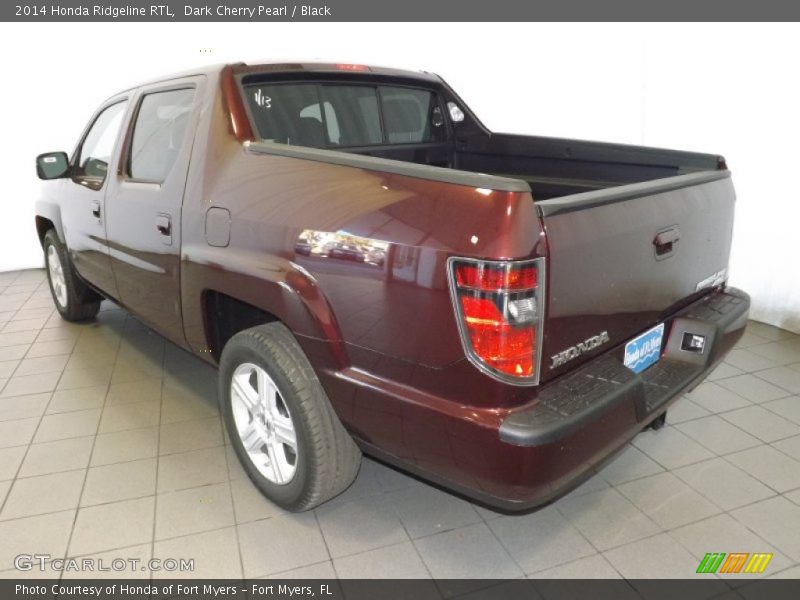 Dark Cherry Pearl / Black 2014 Honda Ridgeline RTL