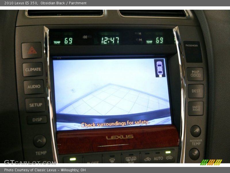 Obsidian Black / Parchment 2010 Lexus ES 350