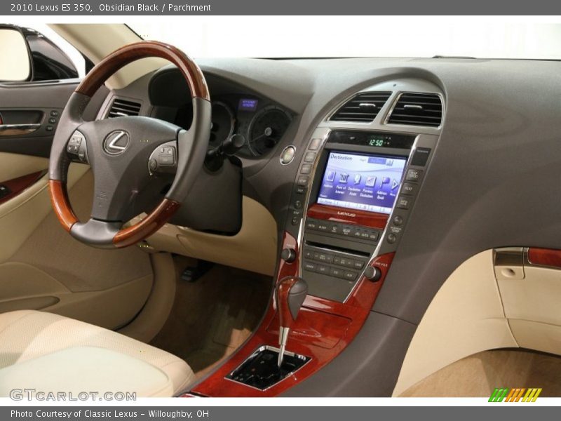 Obsidian Black / Parchment 2010 Lexus ES 350