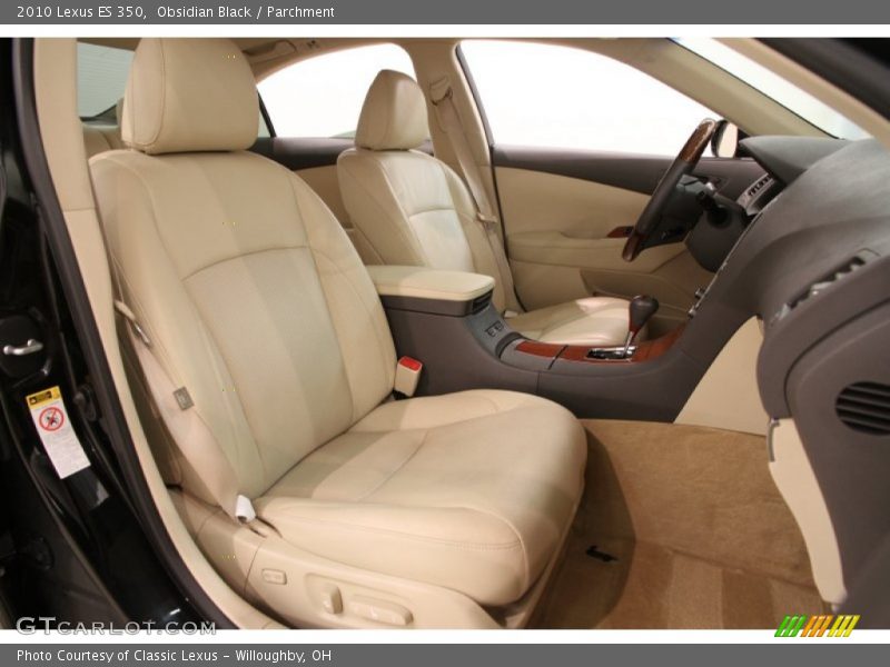 Obsidian Black / Parchment 2010 Lexus ES 350
