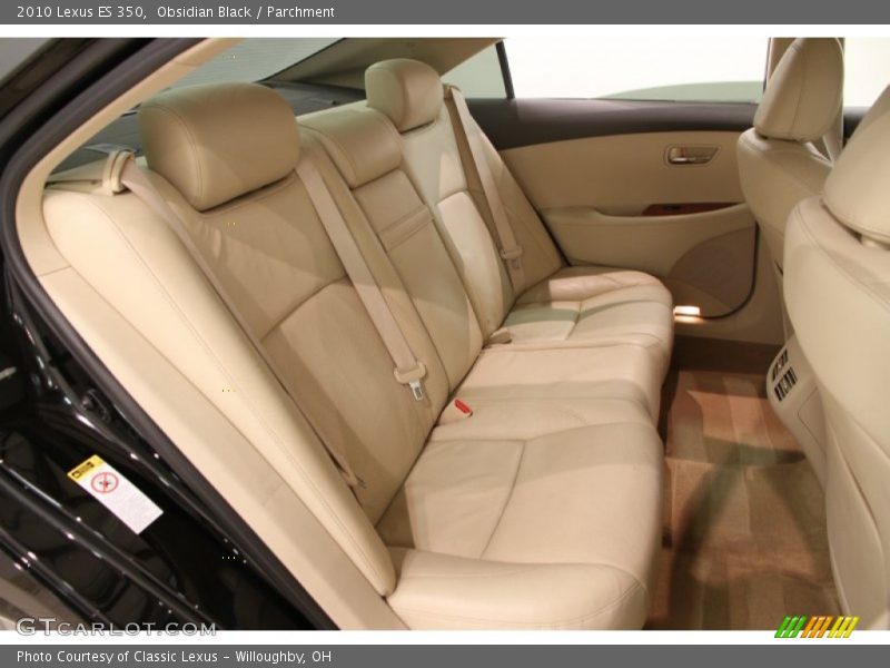 Obsidian Black / Parchment 2010 Lexus ES 350