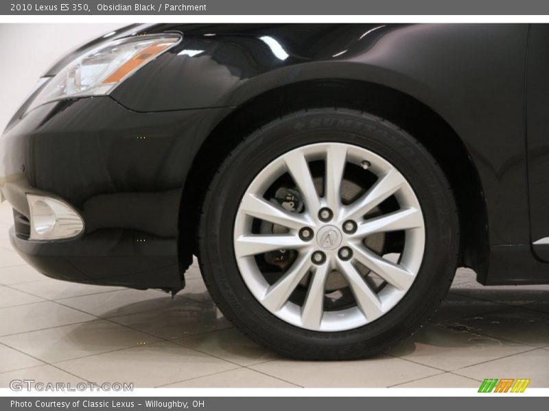 Obsidian Black / Parchment 2010 Lexus ES 350