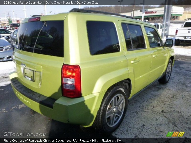 Optic Green Metallic / Dark Slate Gray 2010 Jeep Patriot Sport 4x4