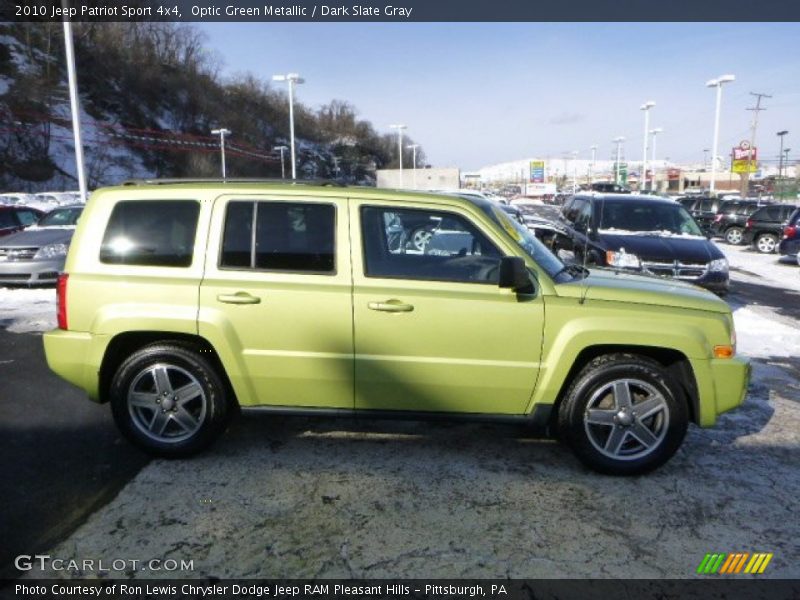 Optic Green Metallic / Dark Slate Gray 2010 Jeep Patriot Sport 4x4