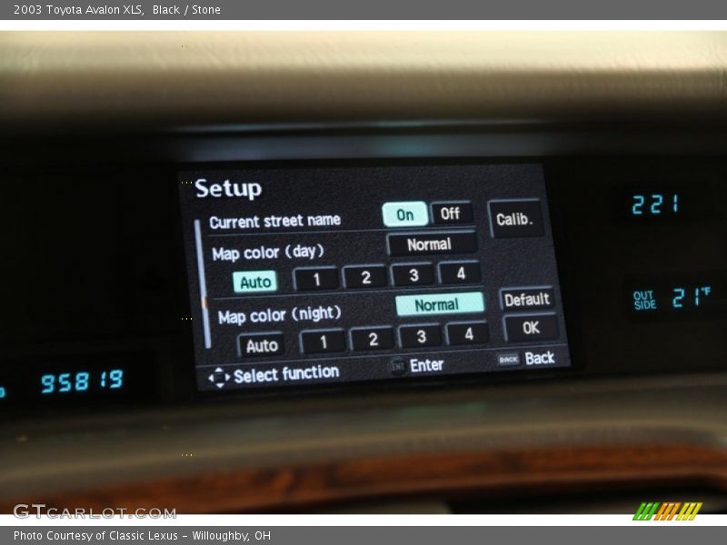 Black / Stone 2003 Toyota Avalon XLS