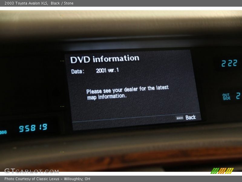 Black / Stone 2003 Toyota Avalon XLS