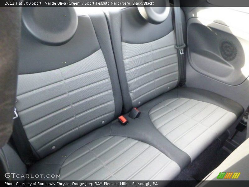 Verde Oliva (Green) / Sport Tessuto Nero/Nero (Black/Black) 2012 Fiat 500 Sport