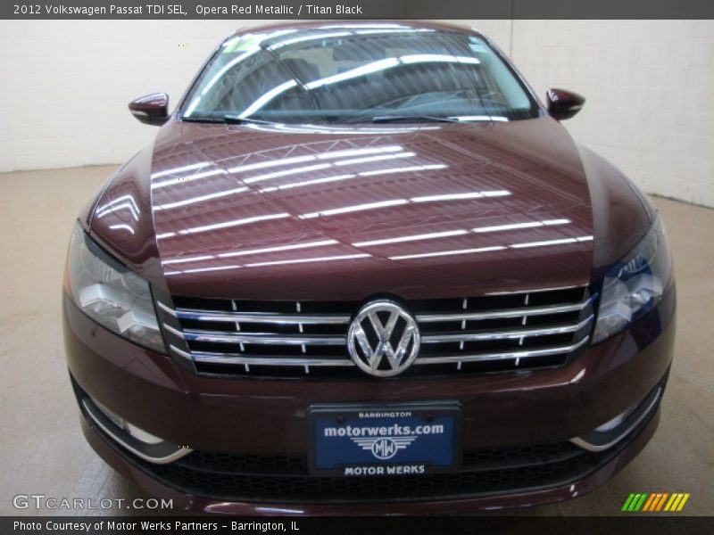 Opera Red Metallic / Titan Black 2012 Volkswagen Passat TDI SEL