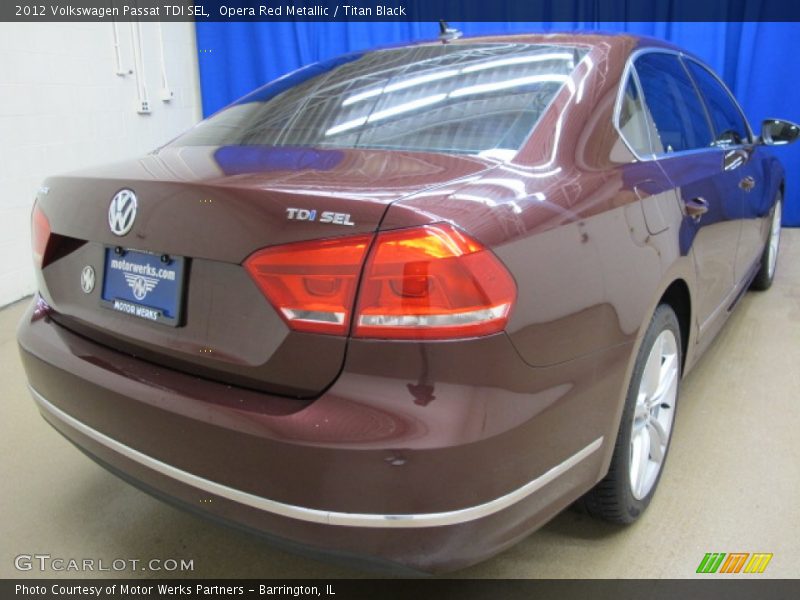 Opera Red Metallic / Titan Black 2012 Volkswagen Passat TDI SEL